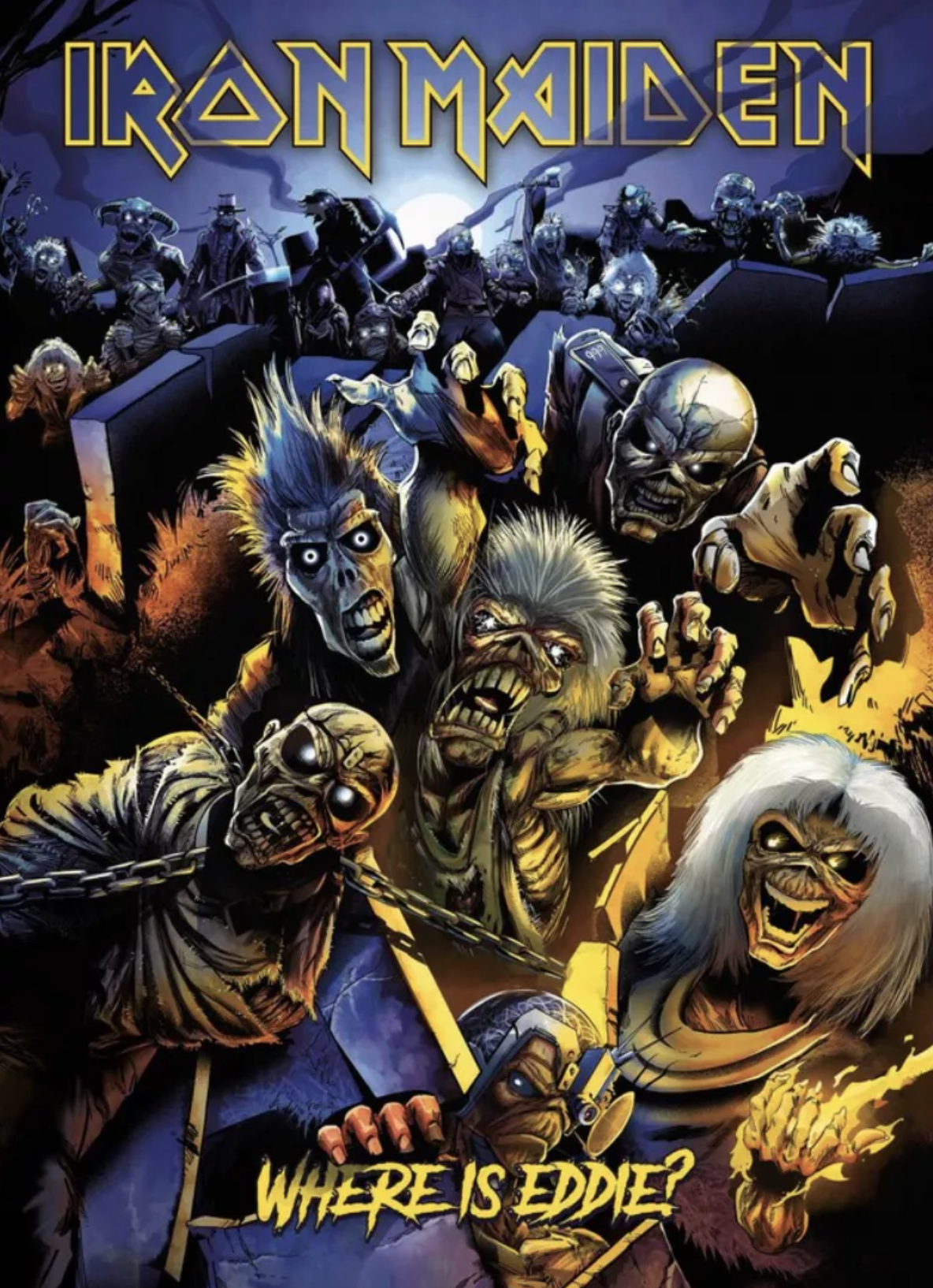 A Where's Waldo-Styled Picture Book Called Where Is Eddie? Just Made Every IRON MAIDEN Fan's Dream Come True